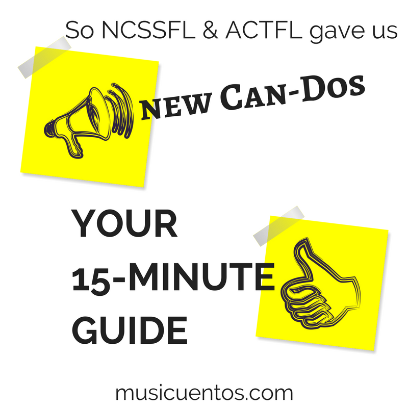 So ACTFL gave us new Can-Dos (2)