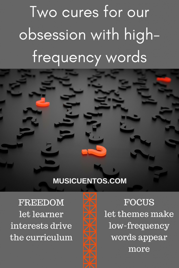 Two cures for our obsesson with high-frequency words